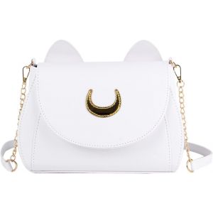 Les Femmes Sac À Main En Cuir Fourre-Tout Sac À Main De Sac Messenger Hobo Sac À Bandoulière Dames Sac À Main (Chat Blanc)[H1652] - Neuf