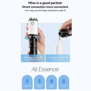 Applicateur D'huile Capillaire Vibrant 3-En-1 Et Masseur De Cuir Chevelu Lumi&egrave;res Rouges Avec 70 Ml De Stockage Traitement Des Cheveux Gr - Neuf