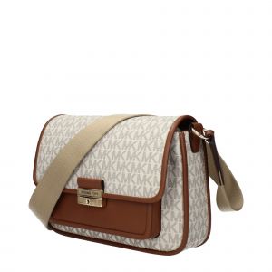Sac bandouli&egrave;re en tissu beige Michael Kors - Neuf