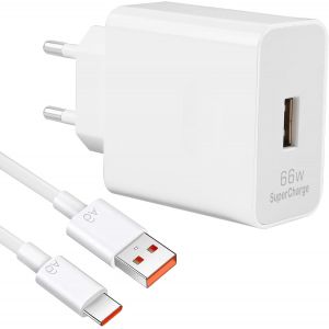 66w Supercharge Charger Compatible With Honor Huawei Usb¿C Cable 6a 2m - 66w Fast Charger For Honor 200lite90 70 Magic6 6pro 6lite 5lite Magic Pad 9 Pad X9 X8 Mate 40 Pro - Neuf
