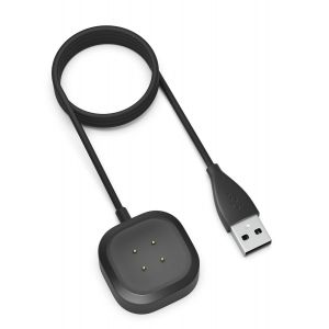 Chargeur Compatible Avec Fitbit Versa 4,Versa 3,Sense,Sense 2 Montre Intelligente 3.3Ft/100Cm Rapide Charge Remplacement C&acirc;ble Usb Dock(Pas Pour Versa 2/Versa 1/Se/Versa Lite) - Neuf