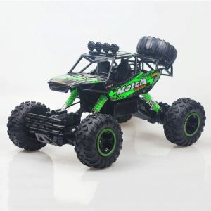 Voiture Télécommandée Tout-Terrain 4x4 Enfant Puissante Et Robuste 37cm Verte Vert YONIS - Neuf