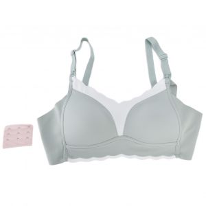 Soutien-Gorge D'allaitement Sans Armatures, Sans Coutures, Leger, Avec Extensions Et Clips, Vert, Taille 36/80bcd - Neuf