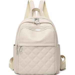 nzqaf-Sac a Dos Femme Elegant Petit Sac à Dos PU Cuir Sac Antivol Leger Sacs à Main Portés Dos Femme pour Voyage Loisir Collège - Neuf
