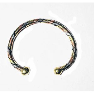 Bracelet Fait Main Cuivre Laiton 7,5 &Agrave; 8 Cm - Neuf