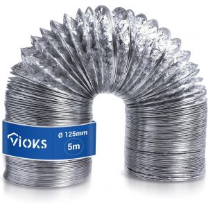 KALANKA-Extracteur Hotte 125mm Alu Schlauch 5m - Neuf