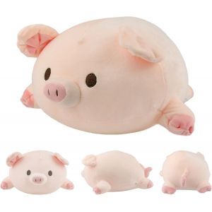 Cochon, Peluche, Jouet Amusant, Rose, Dessin Anim&eacute;, Mignon, Oreiller En Peluche, Poup&eacute;e Oreiller, Peluche, Peluche Douce Kawaii Pour Enfants, Cadeau, D&eacute;coration De La Maison, 40 Cm - Neuf
