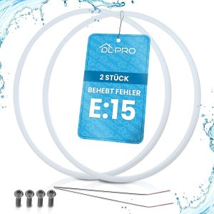 Lot de 2 joints de pompe Ø 182 mm pour Bosch Siemens 12005317 12005744 Joint de pompe en cas d'erreur E15 pour lave-vaisselle Neff,Constructa,Logixx Extraklasse iQ300 - Neuf