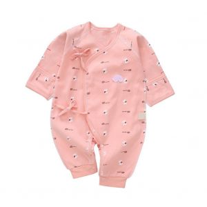 Grenouillere En Coton Doux Pour La Peau Pour Bebe De 0 A 4 Mois, Tissu Confortable Pour Bebe, Lapin Rose 52 - Neuf
