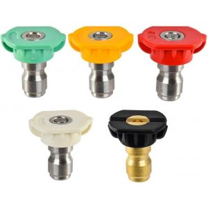 Buse de pulvérisation pour nettoyeur haute pression, buse à connexion rapide 1/4 degré, pièces pour nettoyeur haute pression multi-degrés - Neuf