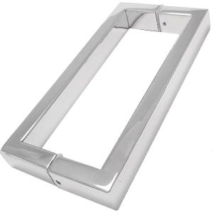 Poignées de porte de douche de 200 mm (trou à trou de 20 cm) - Acier inoxydable - Neuf
