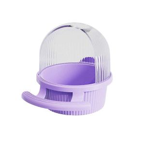 Mangeoire Suspendue Pour Cage &Agrave; Oiseaux,Bol Semi-Ferm&eacute; Pour Perroquets B - Neuf