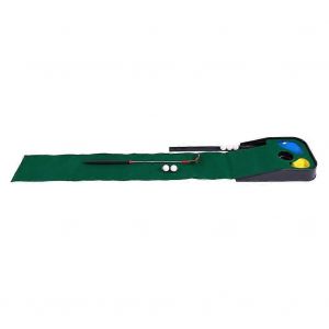 Kit De Balles De Golf Portable Pour Enfants, Extérieur Et Intérieur, 3 Trous, Tapis D'entraînement, Green, Putting - Neuf