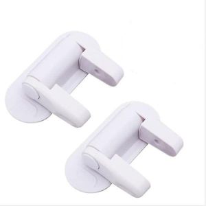 Lot De 2 Verrous De S&eacute;curit&eacute; Pour Porte Enfant - S&eacute;curisez Votre Maison Pour Les Enfants, Installation Facile, Ajustement Universel, Bouton Leurre Non Fonctionnel - Neuf