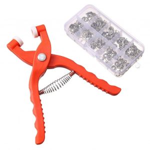 jeu de pinces d'installation de boutons-pression a cinq griffes, sans couture, pour attacher des boutons-pression, outils de crochetage, fixation d'oillets de securite, outils auxiliaires - Neuf
