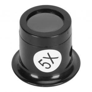 Bijoutiers Loupe Loupe Portable Boucle D&iquest;?il Loupe Monocle Verre Pour Montre Bijoux Outil De R&eacute;paration 5x - Neuf