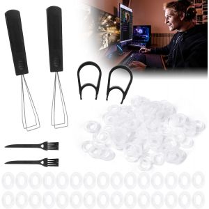 Letnerny-Kit De Nettoyage De Clavier Amortisseur De Clavier À Joint Torique Extracteur De Capuchon De Clavier De Nettoyage Pour Clavier Pour Retirer Les Touches De Clavier Mécanique - Neuf