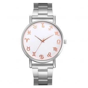 Montre Bracelet En Alliage De Quartz Pour Femmes &Agrave; La Mode De Style Occidental (Nombre D'or + Bande De Livraison) - Neuf