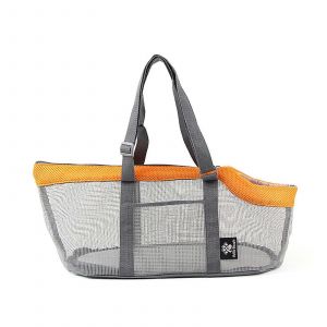 Sac De Transport Portable Pour Animaux De Compagnie Avec Crochet Pour Laisse Pour Chats Et Petits Chiens, Ideal Pour Les Courses D'ete Ou La Randonnee, Orange - Neuf