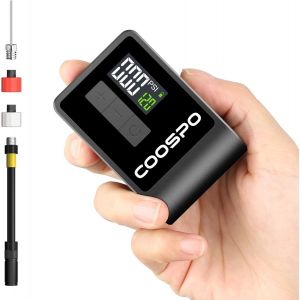 Subzonal-Pompe A Velo Electrique, Mini Pompe Portable, Max 120 Psi, Pompe &Agrave; Air &Agrave; Arr&ecirc;t Automatique Avec Valves Presta Schrader Pour Tous Les V&eacute;los, Ballons, Accessoires De Voiture - Neuf