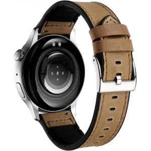 Kal-Bracelet De Montre - 20 Mm - 22 Mm - En Cuir Véritable - Bracelet De Rechange Vintage - Pour Homme Et Femme - Neuf