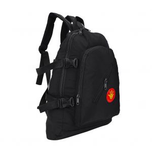 Sac a dos unisexe impermeable d'exterieur, grande capacite, accessoire (noir) - Neuf