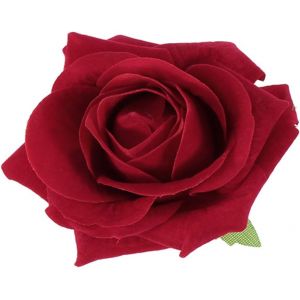 Épingle À Cheveux Rose, Pince À Cheveux Pour Femme Et Fille, Broche En Fleur Artificielle, Accessoires Pour Cheveux De Mariée, Pince Crocodile Pour Mariage, Cocktail, Thé (Rouge) - Neuf