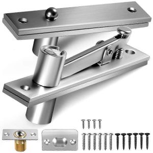 Charnières de pivot de porte Charnières robustes pour portes en bois de 200 lb max.,charnières pivotantes pour bibliothèque à porte cachée,porte secrète - Neuf