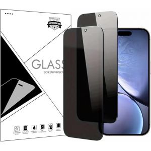 Pps-Lot De 2 Films De Protection D'écran En Verre Blindé Avec Brise-Vue Pour Iphone 16 Pro Max, 6,9"" U2013 Dureté 9h, Anti-Vision, Ultra Hd, Anti-Traces De Doigts, Anti-Rayures, Sans Bulles - Neuf