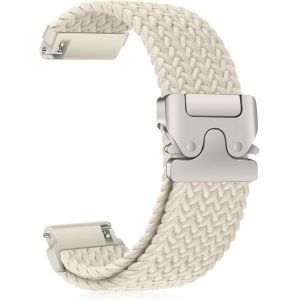 Bnhgo-Nylon Bracelets De Montre 18mm 20mm 22mm, Bracelet Tressé Sport Strap, Parachute Boucle, Libération Rapide, Homme Femme, Bracelets Elastique, Doux, Confortable Pour [18 Mm Starlight] - Neuf