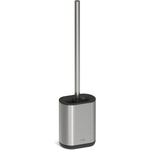 SEPT-Pure Brosse WC en silicone mat Brosse WC compacte antibact&eacute;rienne en acier inoxydable - Neuf