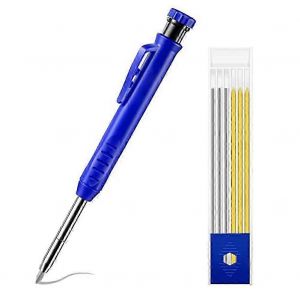 Crayon de soudeur à nez long avec 7 recharges de 2,8 mm taille-crayon intégré,pour soudeuse de tuyaux en acier - Neuf