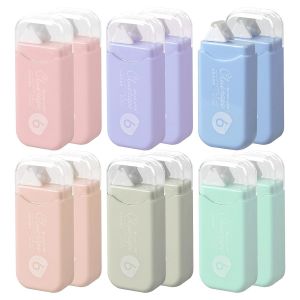 12 Pcs Colle Roller Con Sac De Papeterie,6mmx6m Colle Souris Roller,Ruban Adh&eacute;sif Double Face,Colle Roller Scrapbooking Pour Scrapbooking Diy Carte,Travaux Manuels,Album Photo - Neuf