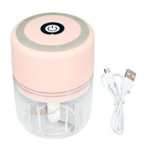 Hjlian Hachoir A Ail Electrique Sans Fil, Capacite De 250 Ml, Pour Piments Et Oignons - Neuf