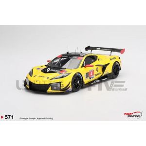 Top Speed 1/18 - Chevrolet Corvette Z06 Gt3.R - 24h Daytona 2024 Ts0571-Top Speed - Neuf