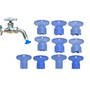 Jeu de 10 cl&eacute;s universelles pour a&eacute;rateurs de robinet cach&eacute;s, tailles vari&eacute;es incluses. - Neuf