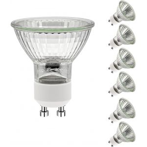 Ampoules Halogènes Gu10(6 Pièces), Ampoule Spot Ac 230v 35w, Halogènes Gu10 35 Watt Dimmable, 2700k Blanc Chaud Pour Cuisine, Bureau, Maison[Amp744856] - Neuf
