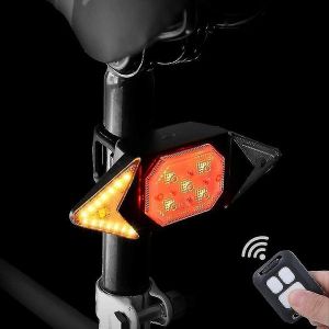 Feu Arrière De Vélo Intelligent Sans Fil, Rechargeable Par Usb, Étanche, 5 Modes Pour Une Sécurité Accrue - Neuf