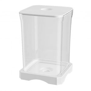 Aquarium De Table Pour Poissons, Petit Ensemble D'aquarium Avec Eclairage Led, Aquarium Compact Pour Poissons Betta 4 X 6,2 Pouces, Ideal Pour Crevettes, Guppys, Meduses, Maison Elegante - Neuf