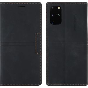 Kal-Coque Galaxy S20 Plus, Étui Magnétique Tpu Antichoc En Cuir [Fentes Pour Cartes] [Rabat] Flip Case (Noir) - Neuf