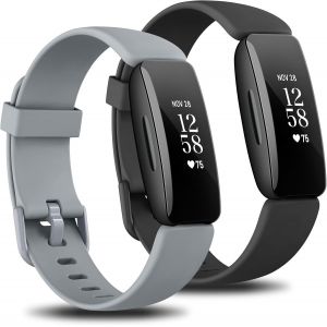 Pack 2 Straps Compatible With Fitbit Inspire 2 Straps Women Men,Soft Silicone Sport Replacement For Fitbit Inspire 2 Only.[Not For Fitbit Inspire/Fitbit Inspire Hr] - Neuf