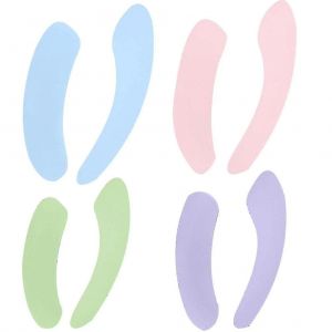 4 Paires De Housses De Si&egrave;ge De Toilette Jetables - Coton Floqu&eacute;, Chaudes Et Douces - Neuf