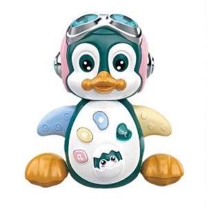 Pingouin musical dansant avec musique et lumi&egrave;res, jouet &eacute;ducatif pour b&eacute;b&eacute;, pour fille et gar&ccedil;on - Neuf