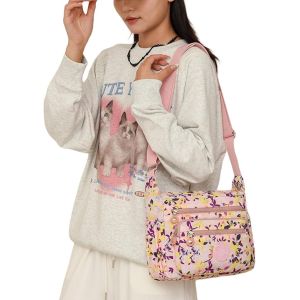 TZF-Sac à bandoulière léger pour femme u2013 Sac à main multi-poches décontracté pour le magasinage et le travail - Neuf