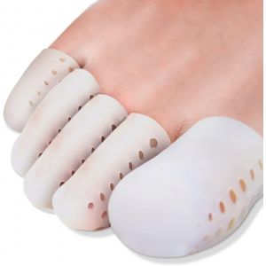 Kalanka-Protection Orteil Silicone, 12 Pièces Protege Orteil, Capuchons D'orteils Respirantes, Pour Gros Orteil Et Autres Petits Orteils, Éviter Les Ampoules Cors Callosités, 2 Tailles. - Neuf