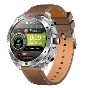 Montre Connect&eacute;e Sportive Avec &Eacute;couteurs Bluetooth Suivi Sant&eacute; Et Appels Argent Yonis - Neuf