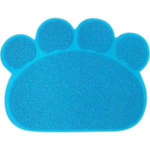 Shiliu-Tapis Pour Bac À Litière, Tapis De Litière Pour Chat Plat Bol D'alimentation Pour Nourriture Tapis De Nettoyage 30 * 40cm (B[ - Neuf