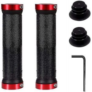 Poign&eacute;es De V&eacute;lo Antid&eacute;rapantes &Agrave; Double Verrouillage De Qualit&eacute; Sup&eacute;rieure - Poign&eacute;es De Guidon En Caoutchouc Confortables Pour Tous Types De V&eacute;los - Neuf