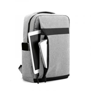 (gris) Sac à dos pour ordinateur portable grande capacité, sac à bandoulière décontracté pour homme, sac à dos multifonctionnel avec chargeur USB et étanche - Neuf