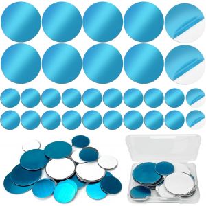 Lot De 30 Plaques Métalliques Autocollantes - Plaque Métallique Pour Aimant De Téléphone Portable - Plaque Métallique Ronde En Fer Très Fine - Plaque Métallique Pour Téléphone Port[POP944721] - Neuf